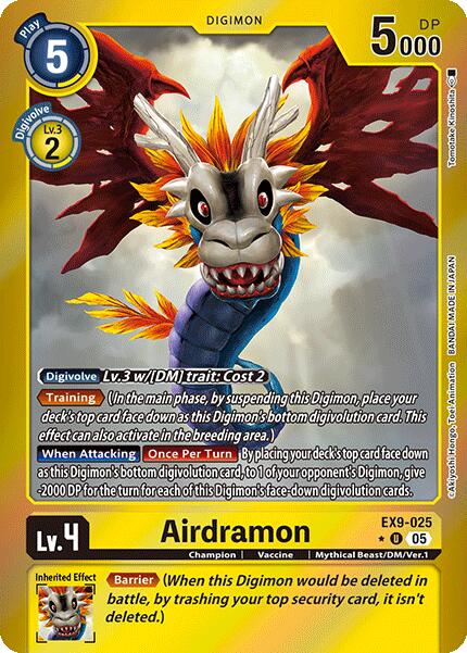 Airdramon [EX9-025] (Limited Foil) [Versus Monsters] | Clutch Gaming