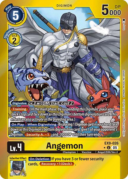 Angemon [EX9-026] (Limited Foil) [Versus Monsters] | Clutch Gaming