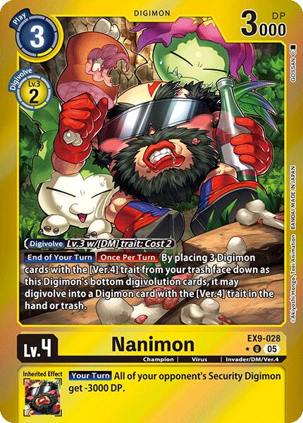 Nanimon [EX9-028] (Limited Foil) [Versus Monsters] | Clutch Gaming