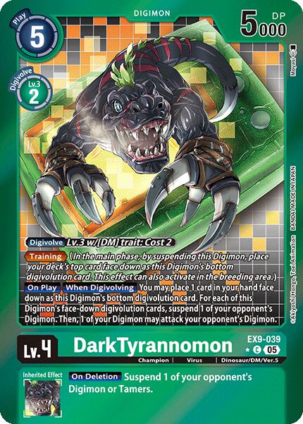 DarkTyrannomon [EX9-039] (Limited Foil) [Versus Monsters] | Clutch Gaming