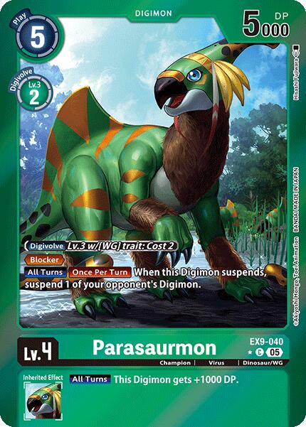 Parasaurmon [EX9-040] (Limited Foil) [Versus Monsters] | Clutch Gaming