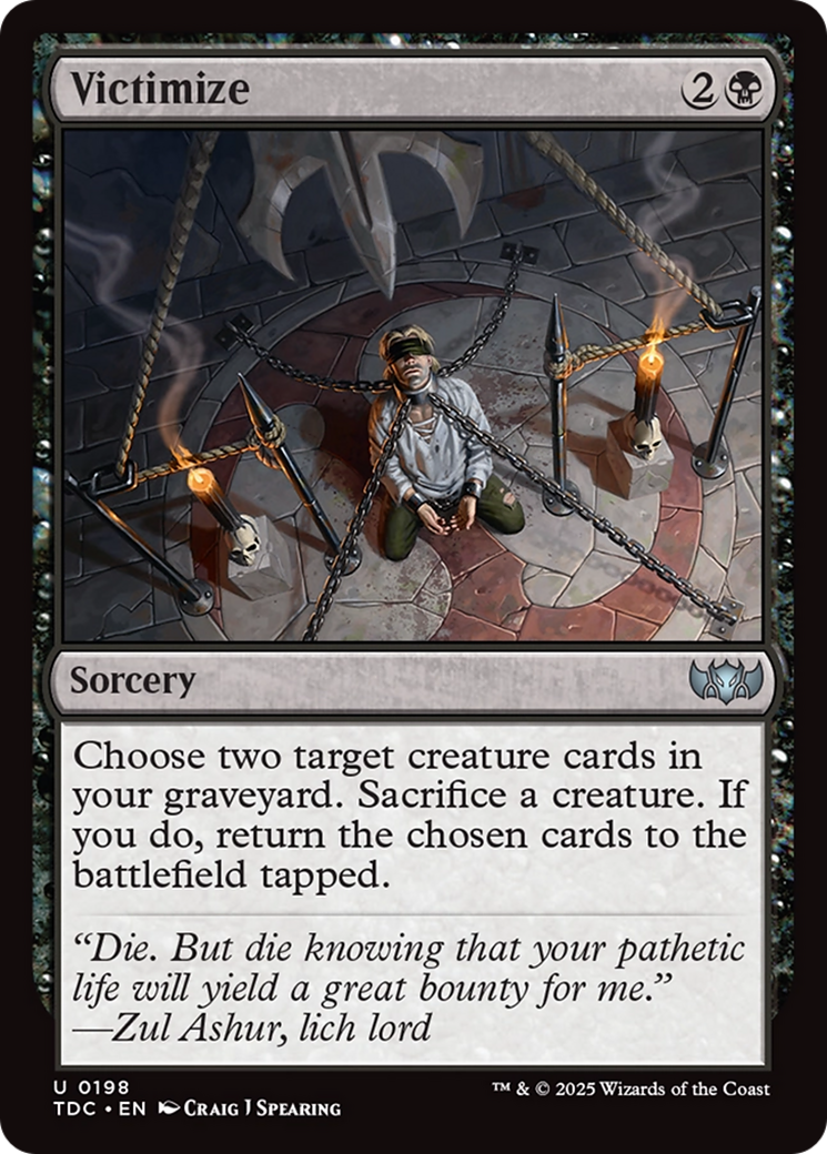 Victimize [Tarkir: Dragonstorm Commander] | Clutch Gaming