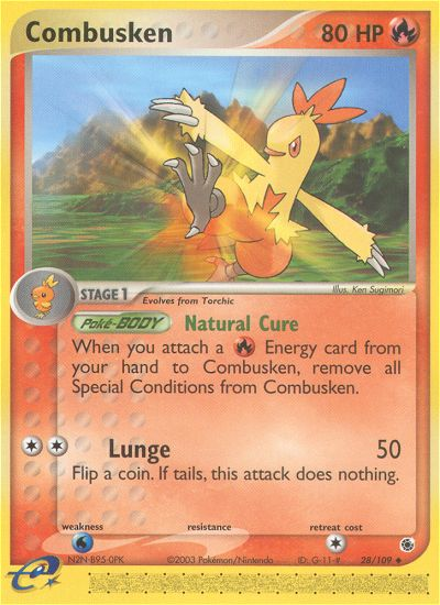 Combusken (28/109) [EX: Ruby & Sapphire] | Clutch Gaming