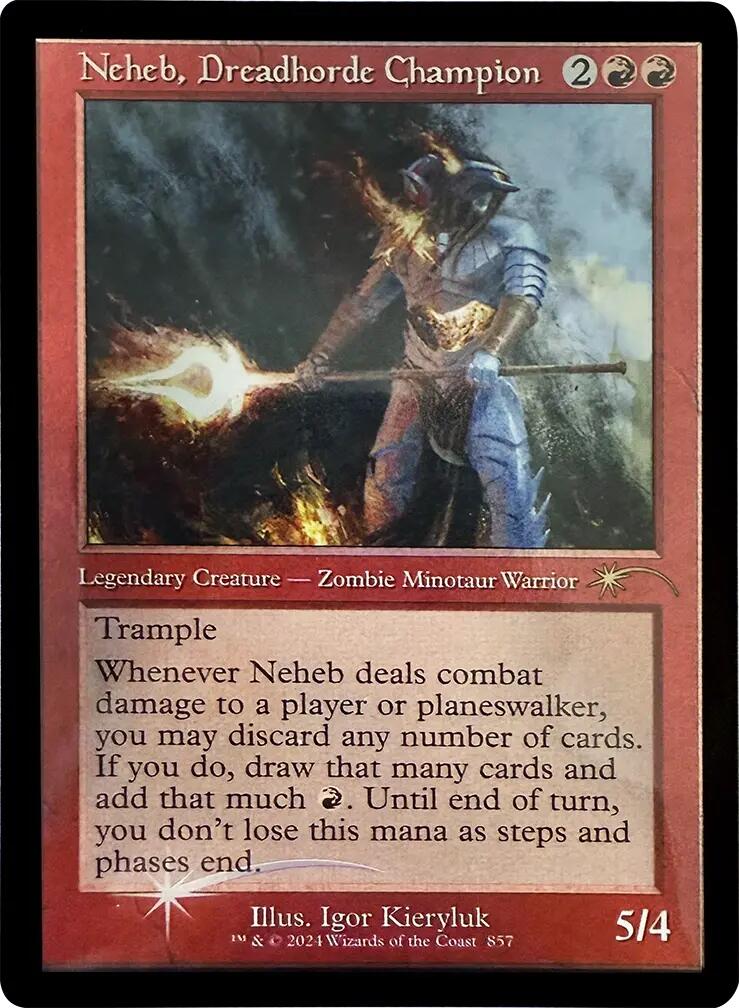 Neheb, Dreadhorde Champion (Retro Frame) [Secret Lair Drop Series] | Clutch Gaming