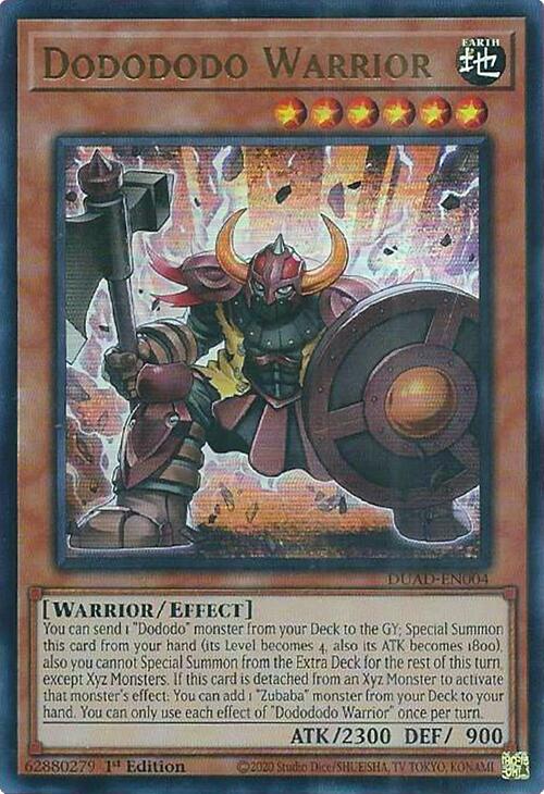 Dodododo Warrior [DUAD-EN004] Ultra Rare | Clutch Gaming
