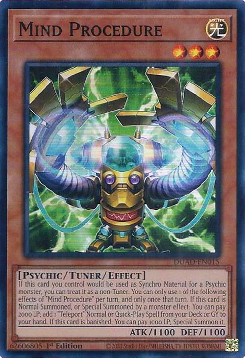 Mind Procedure [DUAD-EN015] Super Rare | Clutch Gaming