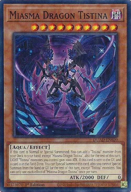 Miasma Dragon Tistina [DUAD-EN020] Common | Clutch Gaming