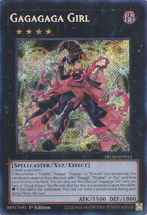 Gagagaga Girl [DUAD-EN043] Secret Rare | Clutch Gaming