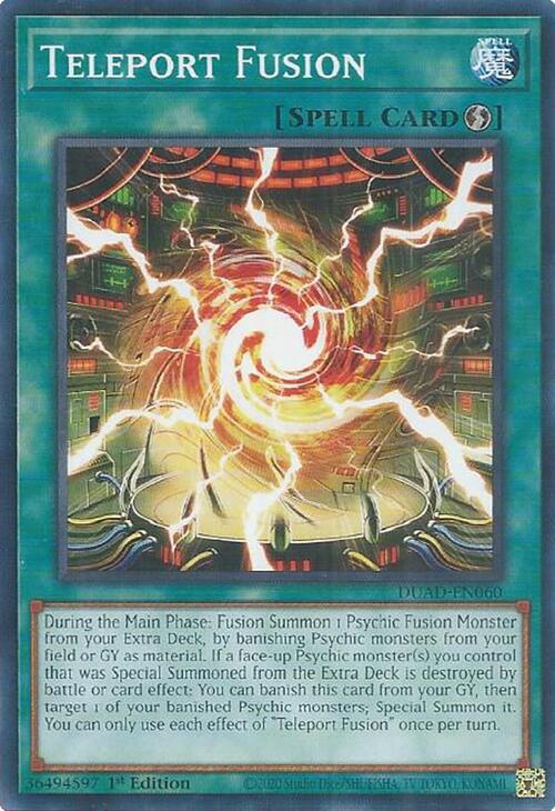 Teleport Fusion [DUAD-EN060] Common | Clutch Gaming
