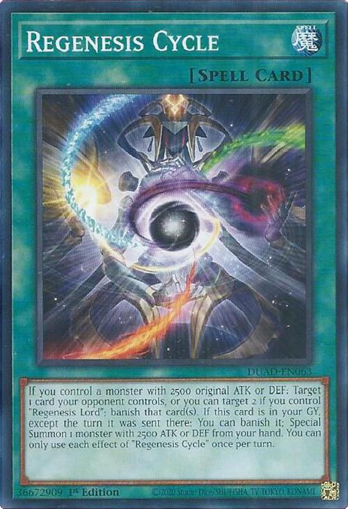 Regenesis Cycle [DUAD-EN063] Common | Clutch Gaming