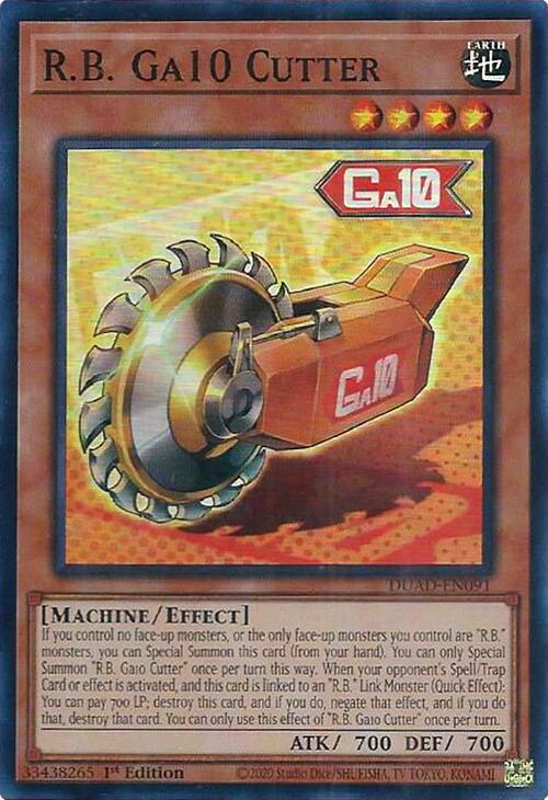 R.B. Ga10 Cutter [DUAD-EN091] Super Rare | Clutch Gaming