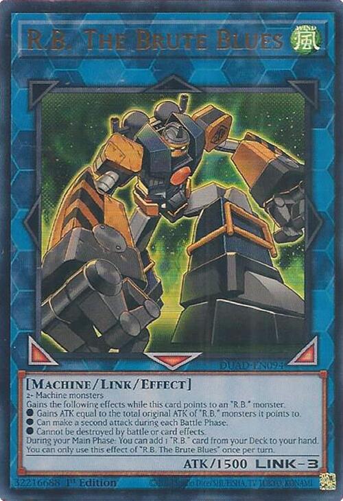 R.B. The Brute Blues [DUAD-EN094] Ultra Rare | Clutch Gaming