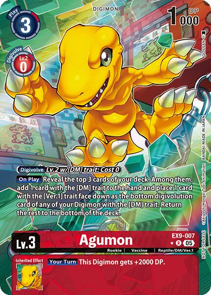Agumon [EX9-007] (Digital Monster Day Commemoration Event Winner) [Promotion Cards] | Clutch Gaming