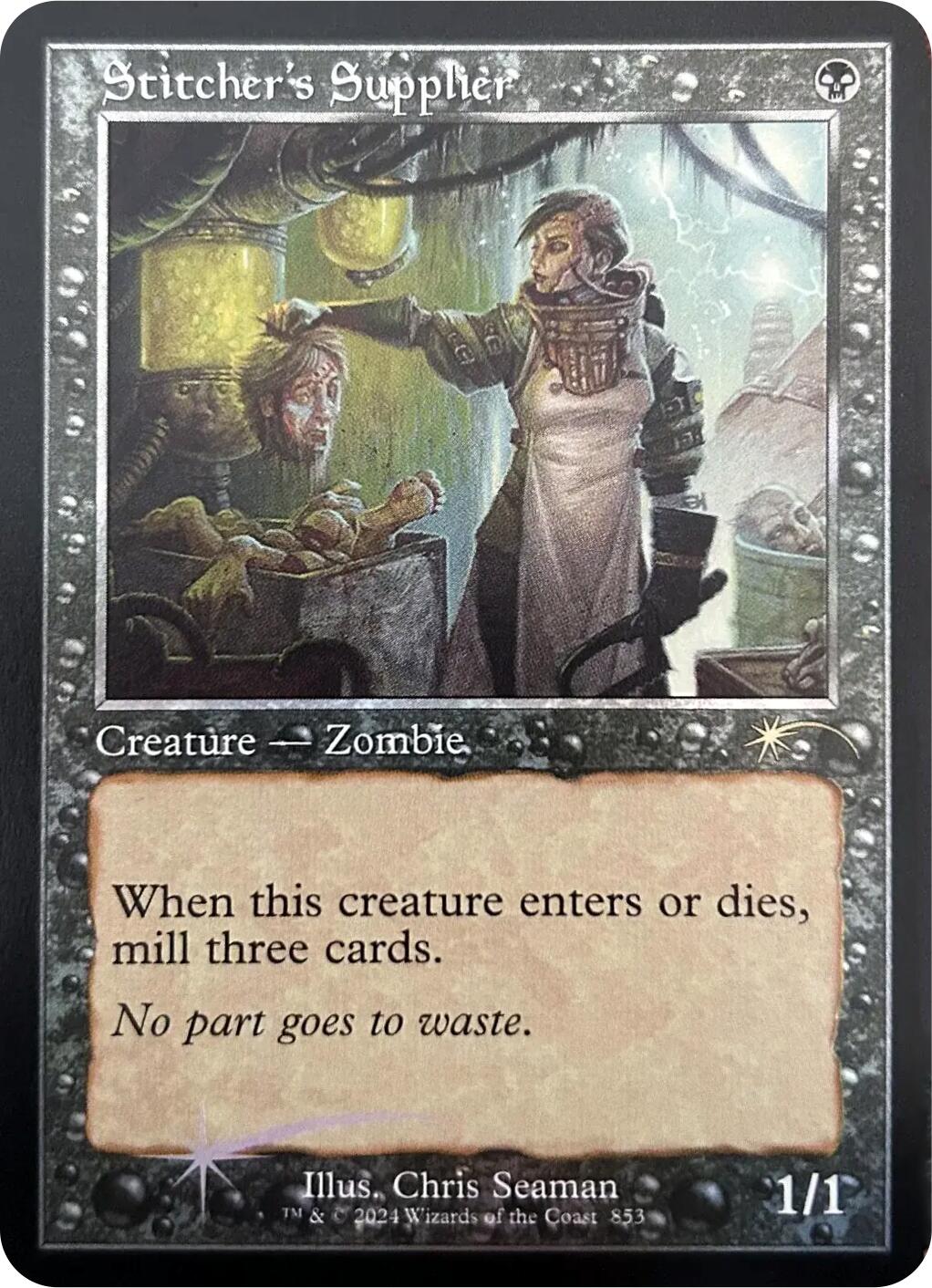Stitcher's Supplier (Retro Frame) [Secret Lair Drop Series] | Clutch Gaming