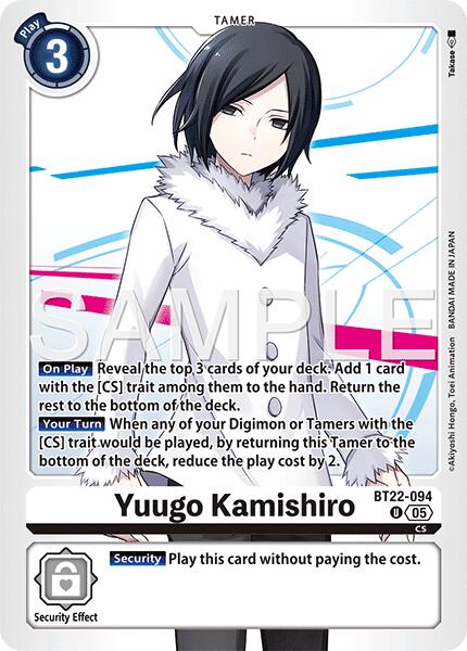 Yuugo Kamishiro [BT22-094] [Cyber Eden] | Clutch Gaming