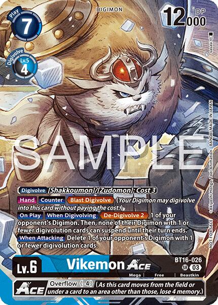 Vikemon ACE [BT16-026] (Cyber Eden Release Event Participant) [Cyber Eden] | Clutch Gaming