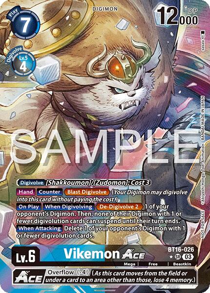 Vikemon ACE [BT16-026] (Cyber Eden Release Event Winner) [Cyber Eden] | Clutch Gaming