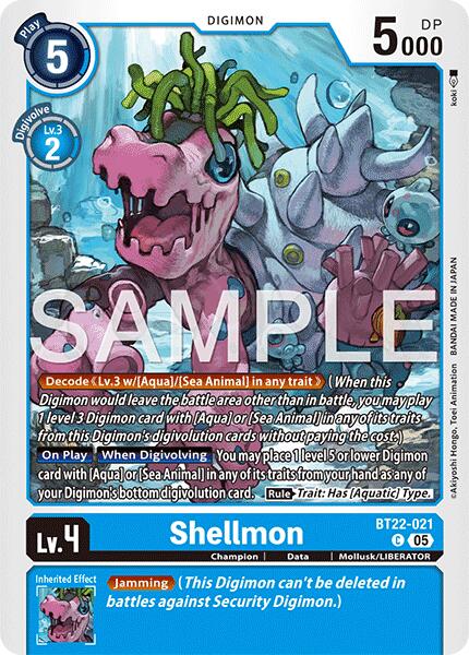 Shellmon [BT22-021] [Cyber Eden] | Clutch Gaming