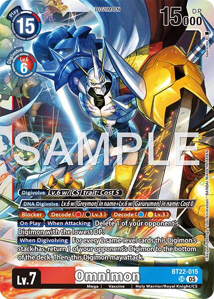 Omnimon [BT22-015] [Cyber Eden] | Clutch Gaming