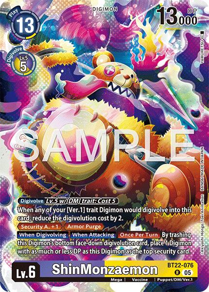 ShinMonzaemon [BT22-076] [Cyber Eden] | Clutch Gaming