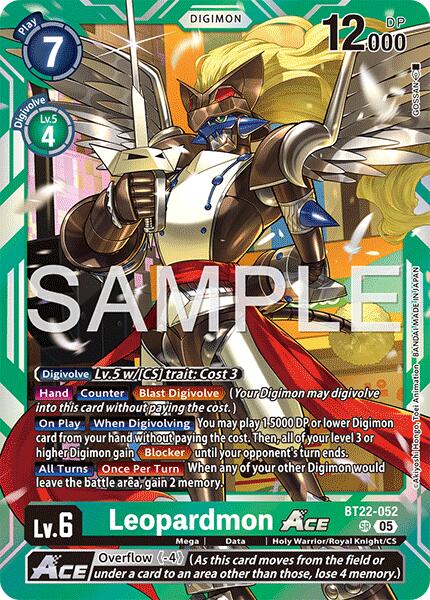 Leopardmon ACE [BT22-052] [Cyber Eden] | Clutch Gaming