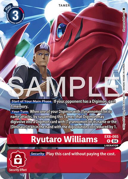 Ryutaro Williams [EX8-065] (Digimon Liberator Debuggers Set) [Chain of Liberation] | Clutch Gaming