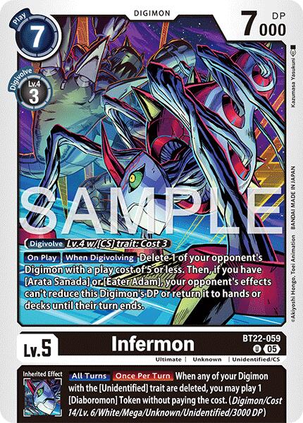 Infermon [BT22-059] [Cyber Eden] | Clutch Gaming