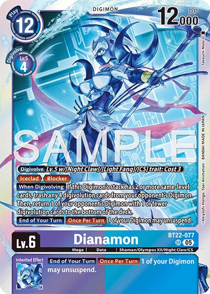 Dianamon [BT22-077] [Cyber Eden] | Clutch Gaming