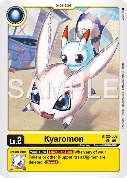 Kyaromon [BT22-002] [Cyber Eden] | Clutch Gaming