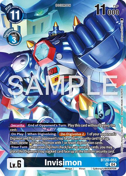 Invisimon [BT20-055] (Digimon Liberator Debuggers Set) [Release Special Booster Ver.2.5 Promos] | Clutch Gaming