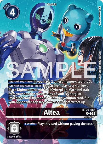 Altea [BT20-086] (Digimon Liberator Debuggers Set) [Release Special Booster Ver.2.5 Promos] | Clutch Gaming