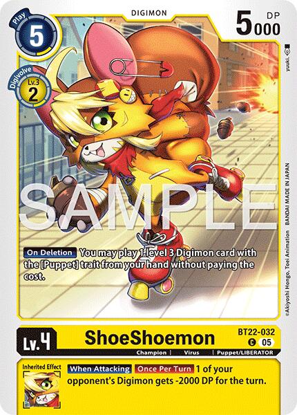 ShoeShoemon [BT22-032] [Cyber Eden] | Clutch Gaming