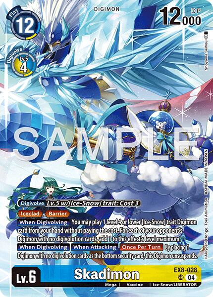 Skadimon [EX8-028] (Digimon Liberator Debuggers Set) [Chain of Liberation] | Clutch Gaming