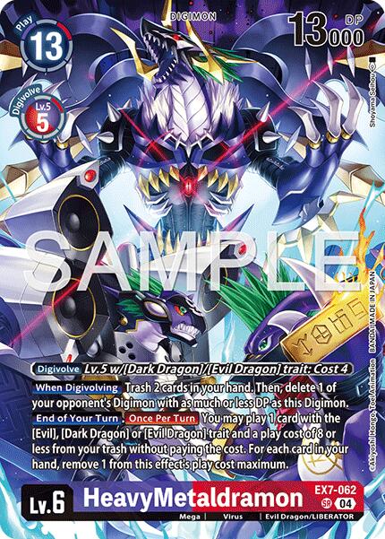 HeavyMetaldramon [EX7-062] (Digimon Liberator Debuggers Set) [Digimon LIBERATOR] | Clutch Gaming