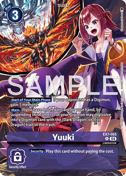 Yuuki [EX7-065] (Digimon Liberator Debuggers Set) [Digimon LIBERATOR] | Clutch Gaming