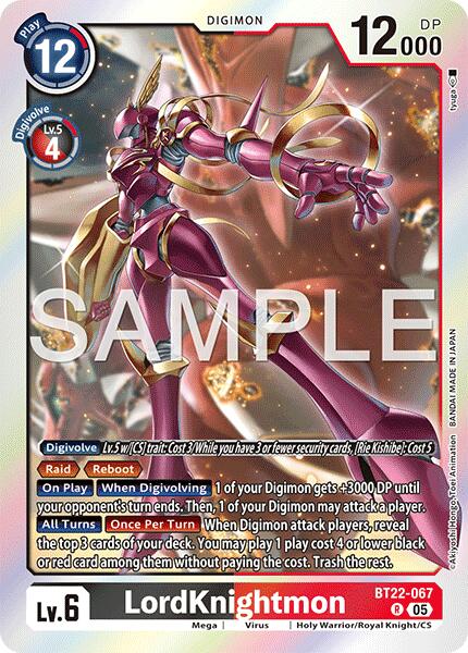LordKnightmon [BT22-067] [Cyber Eden] | Clutch Gaming