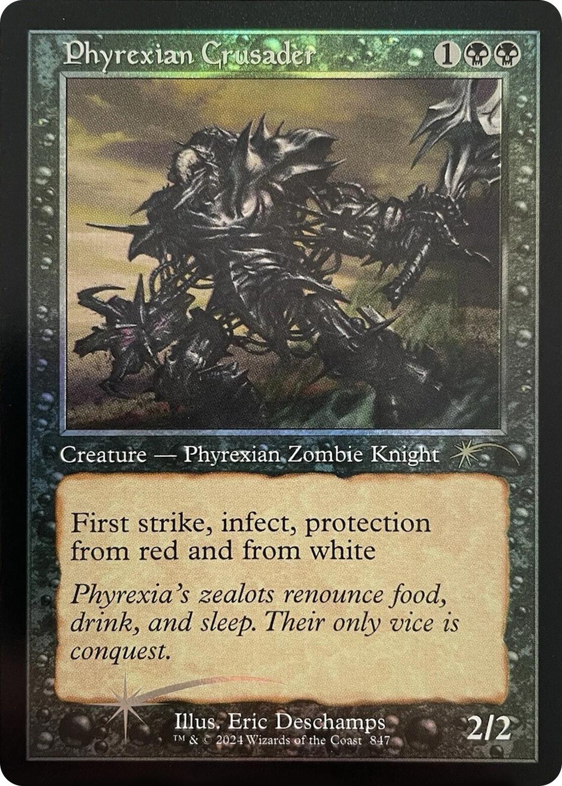 Phyrexian Crusader (Retro Frame) [Secret Lair Drop Series] | Clutch Gaming