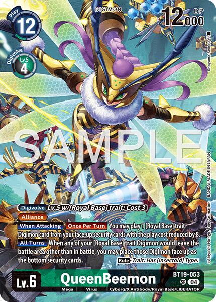 QueenBeemon [BT19-053] (Digimon Liberator Debuggers Set) [Release Special Booster Ver.2.0] | Clutch Gaming