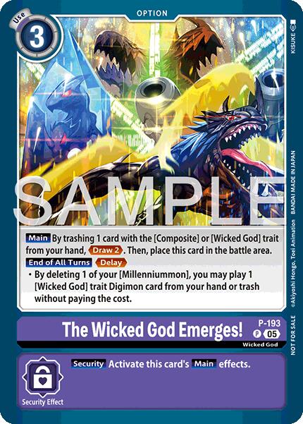 The Wicked God Emerges! [P-193] (Store Tournament 2025 Vol.3 Participation Pack) [Promotion Cards] | Clutch Gaming