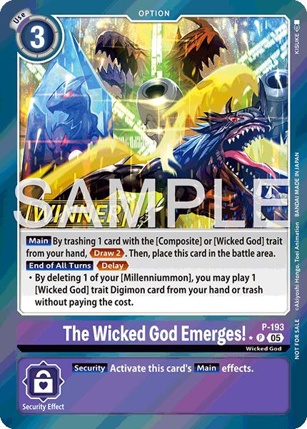 The Wicked God Emerges! [P-193] (Store Tournament 2025 Vol.3 Winner Pack) [Promotion Cards] | Clutch Gaming