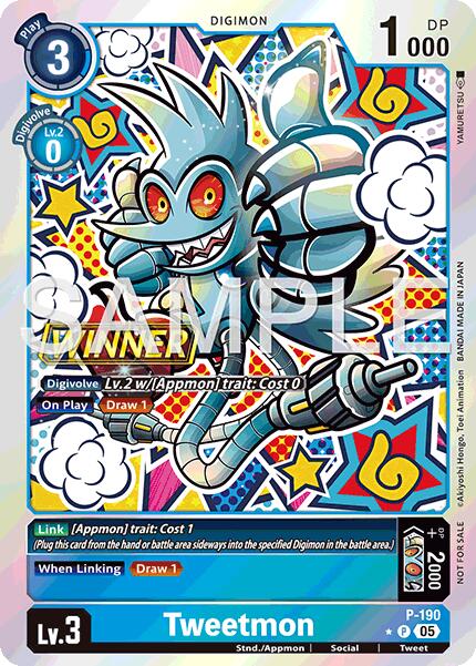 Tweetmon [P-190] (Store Tournament 2025 Vol.3 Winner Pack) [Promotion Cards] | Clutch Gaming