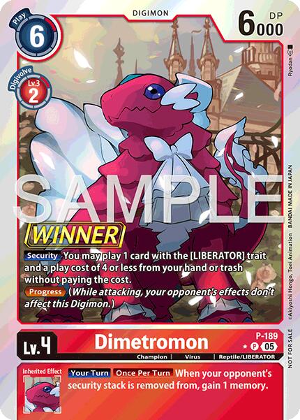 Dimetromon [P-189] (Store Tournament 2025 Vol.3 Winner Pack) [Promotion Cards] | Clutch Gaming