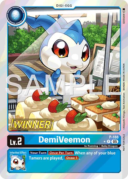 DemiVeemon [P-188] (Store Tournament 2025 Vol.3 Winner Pack) [Promotion Cards] | Clutch Gaming
