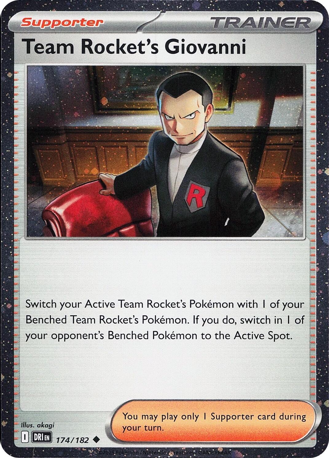 Team Rocket's Giovanni (174/182) (Cosmos Holo) [Miscellaneous Cards] | Clutch Gaming