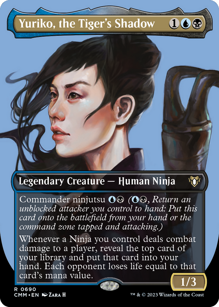 Yuriko, the Tiger's Shadow (Borderless Profile) [Commander Masters] | Clutch Gaming