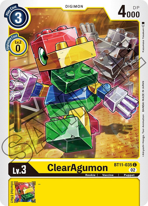 ClearAgumon [BT11-035] [Dimensional Phase] | Clutch Gaming