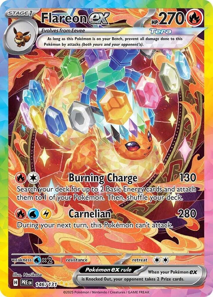 Flareon ex (146/131) [Scarlet & Violet: Prismatic Evolutions] | Clutch Gaming