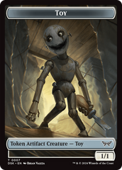 Toy // Treasure Double-Sided Token [Duskmourn: House of Horror Tokens] | Clutch Gaming