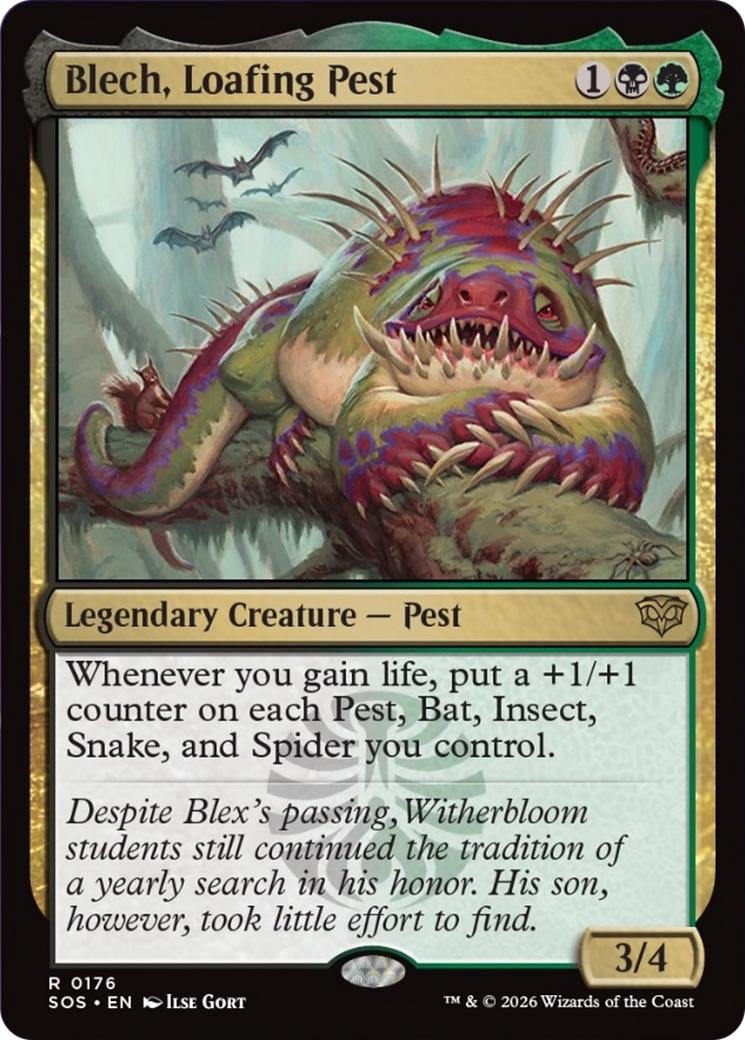 Blech, Loafing Pest [Secrets of Strixhaven] | Clutch Gaming
