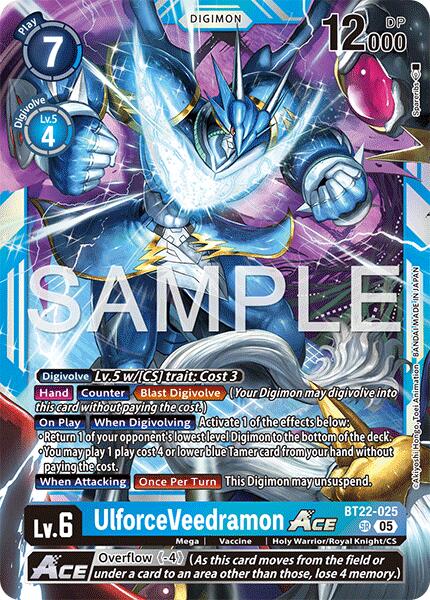 UlforceVeedramon ACE [BT22-025] [Cyber Eden] | Clutch Gaming